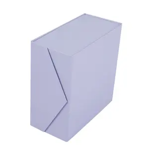 Caja de regalo magnética personalizada, cartón blanco plegable, cierre magnético, regalo, caja de papel para paquete de ropa