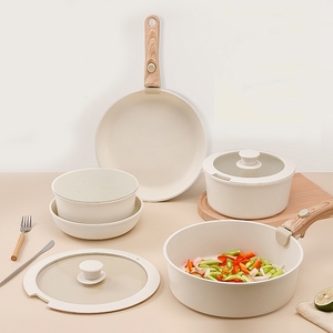 Y Tế Đá Nhôm Không Dính Đồ Nấu Nướng Đặt Hộ Gia Đình Bếp Gas Cảm Ứng Nồi Phổ Chậu Đặt Với Có Thể Tháo Rời Xử Lý - Product Image 6