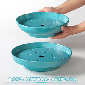 Xiangyuan Meimei <b>melamine</b> tableware <b>plates</b>, creative hot pot restaurant plating, restaurant and hotel round thickened - Product Image 5