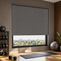 Stores enrouleurs personnalisables en tissu délicat, couleur au choix, anti-UV, taille sur mesure pour la décoration intérieure
