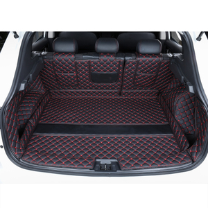 Tapis de coffre de voiture en cuir pour <span class=keywords><strong>Nissan</strong></span> <span class=keywords><strong>Qashqai</strong></span> J12 2023 2024 2025, tapis de coffre, coussin de protection, couverture, tapis, kit - Product Image 2