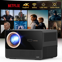 Projecteur CR67 1080p, projecteur portable 1200 ANSI LED, projecteur intelligent WiFi LCD, home cinéma, entreprise, éducation