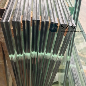 Verre de construction verre PVB teinté clair personnalisé verre feuilleté trempé pour garde-corps de fenêtre de construction - Product Image 2