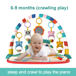 <span class=keywords><strong>HUANGER</strong></span> Infantil Musical Bebé Jugar <span class=keywords><strong>Gimnasio</strong></span> Piano Fitness Rack Mat Baby Play Mat Actividad <span class=keywords><strong>Gimnasio</strong></span> - Product Image 3