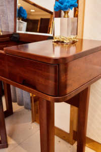 Table de toilette avec miroir et rangement, vente chaude, designs de tables de toilette avec tiroirs - Product Image 3