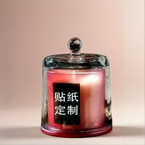 Caja de regalo al por mayor de velas aromáticas superventas transfronterizas, vaso de cristal en forma de campana, adorno de interior, vela perfumada - Product Image 2