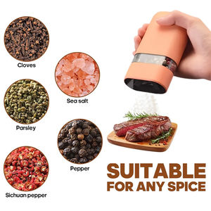 Shaker à épices électrique rechargeable Type-C pour la cuisine, moulin à poivre <span class=keywords><strong>et</strong></span> à sel, recharge USB, nouveauté - Product Image 2