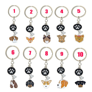 Los 50 colgantes de llavero con forma de perro más vendidos de Yixuan, accesorios para coche con forma de hueso de perro, regalos promocionales, adornos. - Product Image 1