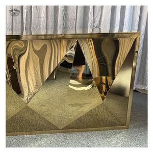 Giá thấp bán buôn thép không gỉ quầy <span class=keywords><strong>bar</strong></span> thiết kế sang trọng vàng bảng thanh - Product Image 6