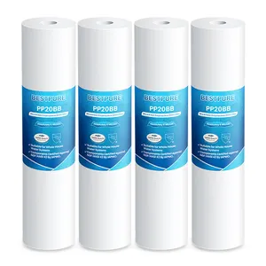 20 Inch Big Jumbo Blue 4.5 Inch Whole House Water Filter Cartridge Replacement PP Sediment Filter