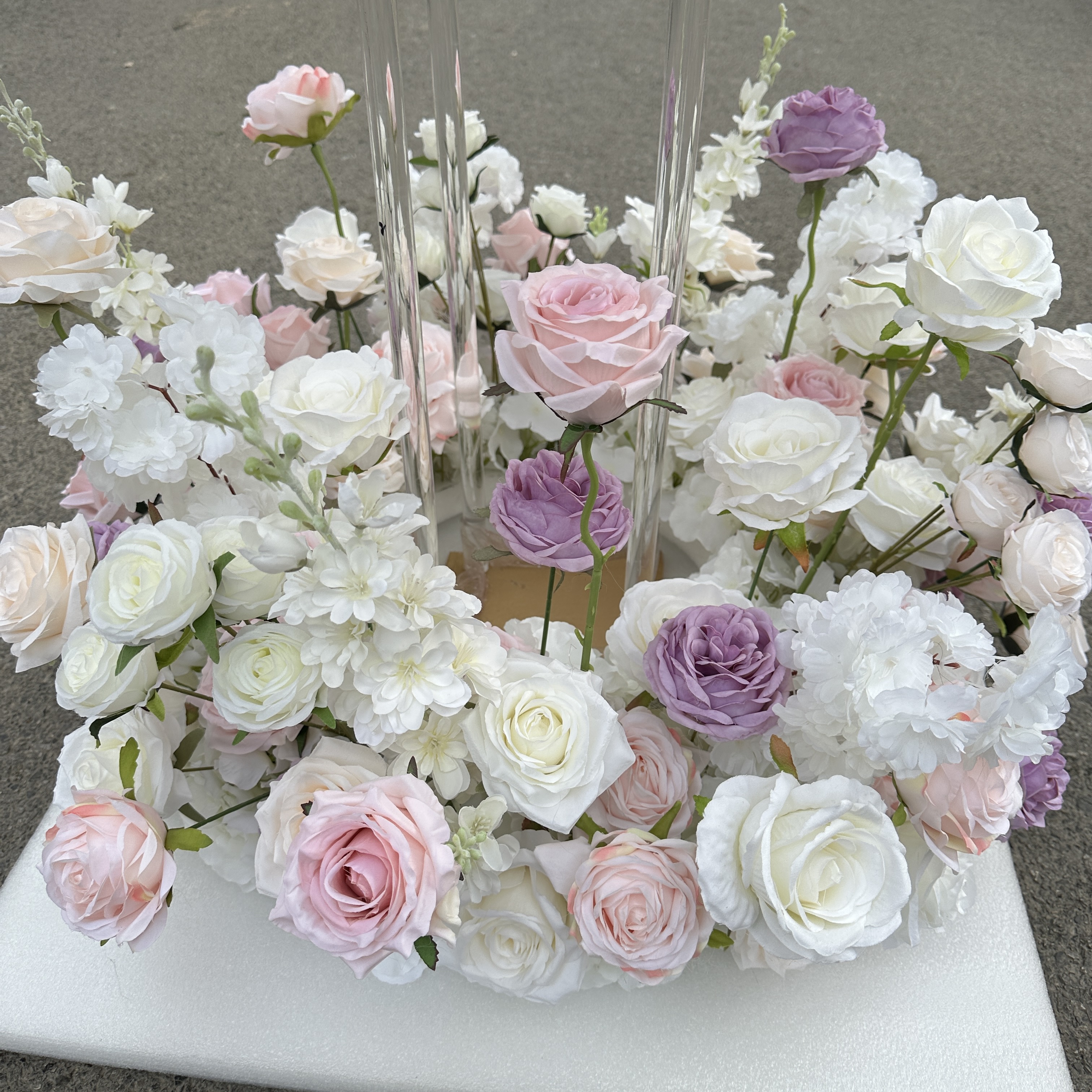 Blanc et violet