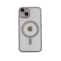 Accessoires étui de téléphone portable aspiration magnétique charge sans fil pour iPhone 12 13 Pro Max placage de luxe étui de couverture magnétique