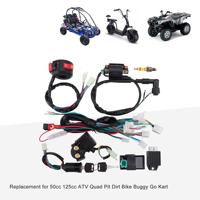 Kit de réparation d'allumage avec faisceau de câblage, 4 temps, pour ATV, moto tout-terrain, kart, scooter, cyclomoteur 50cc, 70cc, 90cc, 110cc, 125cc