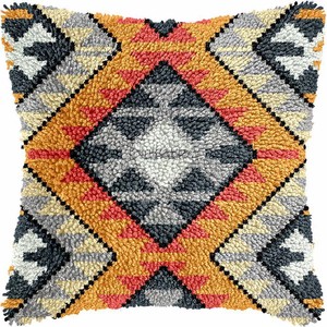 Impresso Padrão DIY Fio Agulha <span class=keywords><strong>Set</strong></span> Pillow Cover Trava Gancho Kits para Adultos Home Decor - Product Image 5