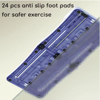 Planche de pompes multifonctionnelle pliable avec compteur, équipement d'entraînement abdominal, planche à support pliable pour usage domestique et en salle de sport