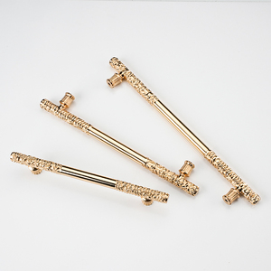Kgp 128mm đồ nội thất tủ bếp kéo phần cứng xử lý Knurled Hợp kim kẽm Châu Âu sang trọng hiện đại đương đại 1 cái - Product Image 4