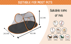 Tenda portatile pieghevole per animali domestici gatti gabbia per cani per tenda per gatti box per cuccioli cuccia facile operazione recinzione per esterni cani casa - Product Image 3