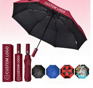 Cheapest Promotional Unbreakable <b>Large</b> Size Outdoor Corporate Gift Smart <b>Umbrella</b> Logo Custom Printing - Product Image 4