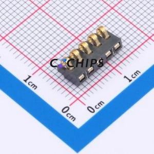 GT-BTP25005-0240A-010A Blade/Spring Contact Battery Connector SMD,P=2.5mm Connector Spring Contact Type 2.5mm 5P Vertical Mount - Product Image 1