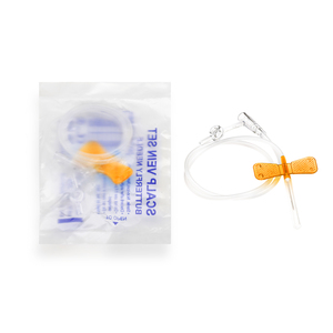 Set de Recolección de Sangre Desechable de 21g con <span class=keywords><strong>Vacutainer</strong></span> Safety-Lok, Instrumento Veterinario, Agujas de Mariposa de Doble Ala, Safety Lok - Product Image 5
