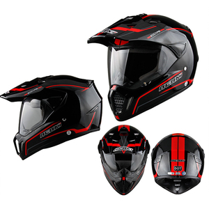 ZoomLon工場卸売オフロードオートバイヘルメットDOTデュアルレンズ安全フリップアップヘルメットカプセル通気性OEM - Product Image 3