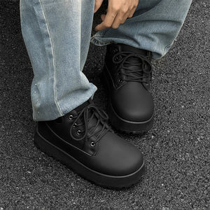 Chaussures décontractées de luxe en cuir pour hommes, style lacets, pour la marche, avec semelle intérieure en EVA – Vente en gros - Product Image 6