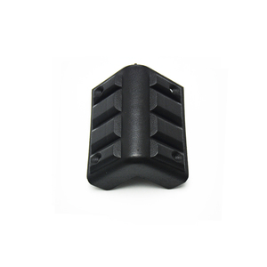 En plastique Noir Haut-Parleur Armoire Coin Son Protecteur Boîte Avant et Arrière Paquet Coins Wrap Angles Décor À La Maison - Product Image 2