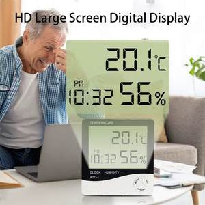 Medidor Digital <span class=keywords><strong>de</strong></span> Humedad y Temperatura para Exteriores, Termohigrómetro, Registrador <span class=keywords><strong>de</strong></span> <span class=keywords><strong>Datos</strong></span> para Almacenamiento Farmacéutico - Product Image 5