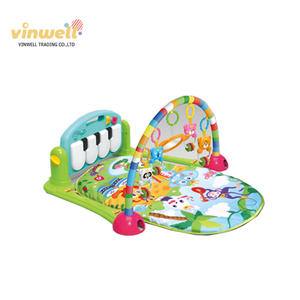 Support de gymnastique pour bébés, entraînement, gymnastique, pieds verts, support pour fitness, avec sons douces et lumière - Product Image 2