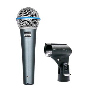 <span class=keywords><strong>Microphone</strong></span> dynamique filaire BETA 58A 6,5 mm XLR pour <span class=keywords><strong>studio</strong></span> à domicile, enregistrement, karaoké, fêtes à domicile, scène et spectacles en direct - Product Image 1