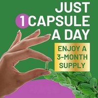 OEM/ODM Amazon Bestseller Moringa Kapseln, Moringa Pure Leaf Powder Supplements enthalten Antioxidantien, die den Stoffwechsel fördern