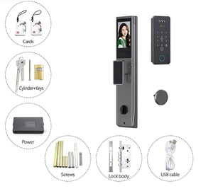 Serrure Intelligente Encastrée Invisible Glomarket Tuya WiFi avec Reconnaissance Faciale et Interphone Vidéo – Sécurité Domestique Économique - Product Image 4