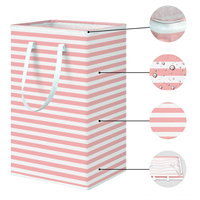 Panier à linge DS2431 75L avec poignées, panier à linge sale, panier à linge pour le rangement du linge, grand panier à linge
