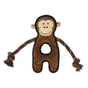Rough & Tough Wild Wonders Jouets à mâcher écologiques pour animaux de compagnie Jouets de mouvement interactifs pour chien de dessin animé mignon en EVA et corde - Product Image 2
