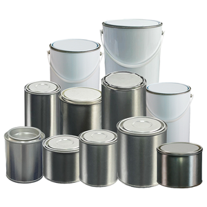 Lata circular de 3L para pintura/Lubricante-Contenedor de almacenamiento de metal, venta al por mayor a granel, directo de fábrica - Product Image 3