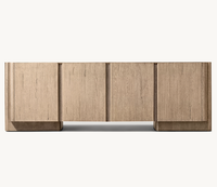Nouvelle table console en bois massif de style américain moderne pour l'intérieur