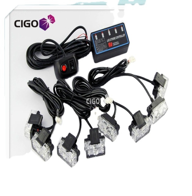 2022 Hot Selling 8led Bulbs 12v LED Flash Light for Truck Mini Led Strobe Light
