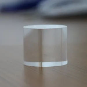 50mm Clear Acrylic Round Cylinder Display Riser Custom Acrylic Toy Display Risers Perspex Cylinder