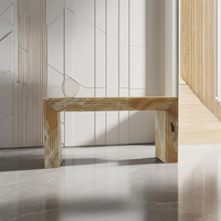 Nouvelle table de console de table de porche en marbre moderne