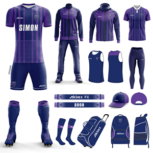 Completo da Calcio Akilex OEM all'Ingrosso Abbigliamento Sportivo Maglia da Calcio Personalizzata in Poliestere per Adulti all'Ingrosso - Product Image 5