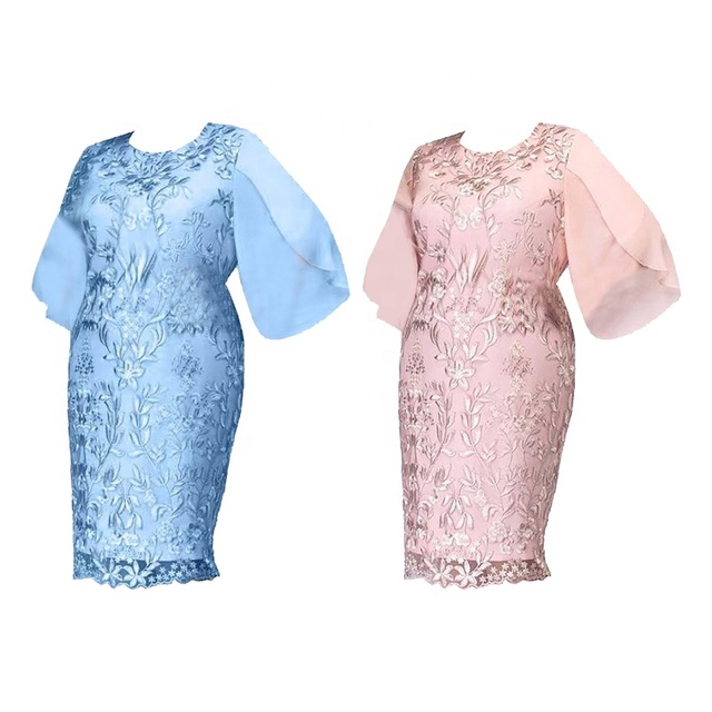 birthday dress for curvy women Plus Size Ruched Hem Party Midi Dress |Daily Party Wearing main image 1