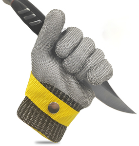 قفازات مضادة للقطع من HPPE مع سلك من الفولاذ المقاوم للصدأ، قابلة للتنفس ومضادة للانزلاق لحماية اليدين أثناء العمل - Product Image 2