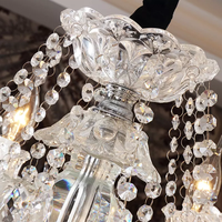 Lustre LED moderne en cristal, luminaire suspendu de luxe pour mariage, escalier, salle de banquet, hôtel, villa, décoration de hall