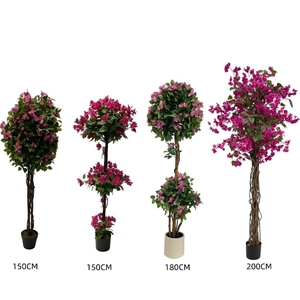 LUYI ขายส่งต้นบูนซายประดิษฐ์เหมือนจริง ต้นไม้ดอกไม้ประดิษฐ์ในกระถางสวยงามสำหรับตกแต่งบ้านและสำนักงาน - Product Image 4