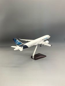 Modèle d'avion personnalisé en résine A220-<span class=keywords><strong>300</strong></span> 38cm, modèle <span class=keywords><strong>Airbus</strong></span> 220 avec éclairage, échelle 1/100, cadeau promotionnel en vente - Product Image 4