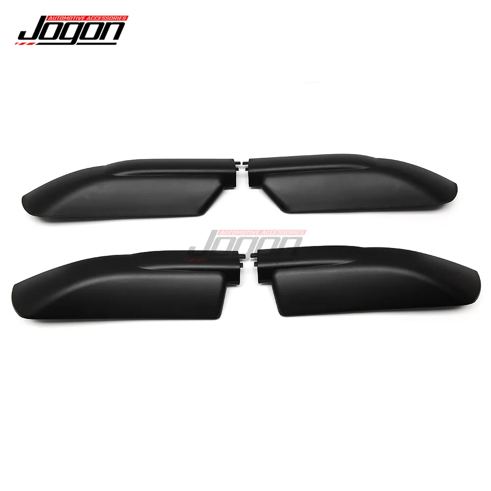 4pcs Matt Black For Toyota Sequoia 2008- 2017 2018 2019 2020 ABS Plastic Car Roof Rack Leg Bar Rail End Replace Protection Cover