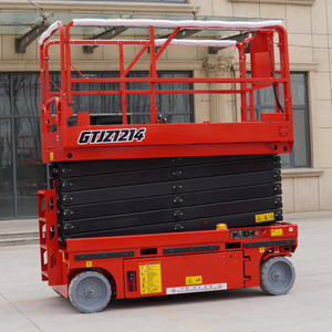 Gunting listrik portabel pengangkat 18m, Platform hidrolik udara naik tinggi Motor pemantauan jarak jauh garansi 1 tahun dukungan Global - Product Image 5