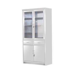 Populaire CUP-18 Cabinet de classement en acier inoxydable de laboratoire d'hôpital Armoire de rangement de médicaments pour instruments médicaux - Product Image 1