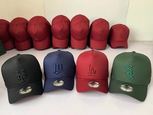 Productos principales: Gorra de béisbol promocional de 5 paneles con visera plana, 100% algodón, gorra snapback - Product Image 5