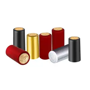 Shrink Cap Wine Bottle Vertical Tear Tape Pvc Heat Shrinkable Capsules Transparent Wholesale